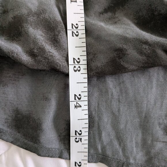 Rails Blouse Women's Large Slate Hillary Crossover Snap Tie-Dye Long Sleeve Top - Picture 16 of 16